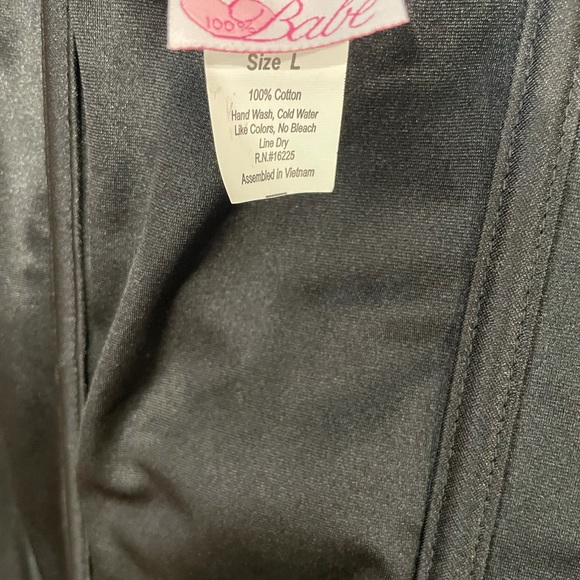 Vintage Deadstock 100% Babe Scull Corset Skeleton Head Bustier NWT Large - Picture 5 of 6